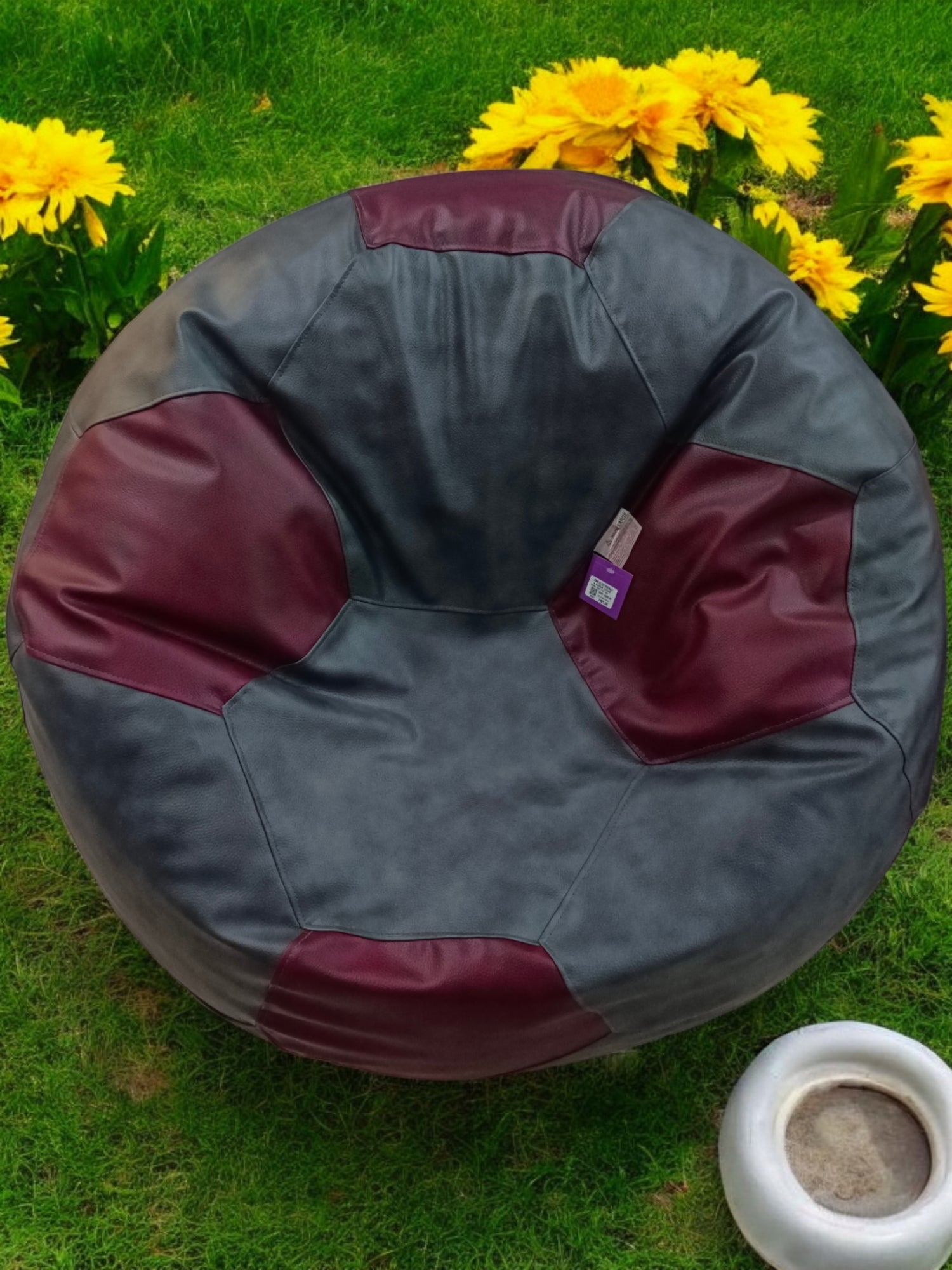 BEAM L GREY FOOT BALL BAG BEAM L GREY FOOT BALL BAG